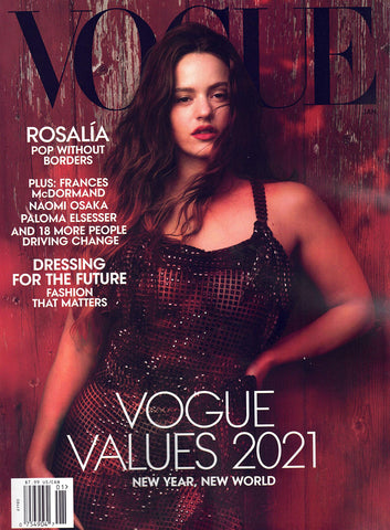VOGUE Magazine US January 2021 ROSALIA Paloma Elsesser FRANCES McDORMAND New