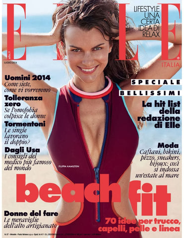 ELLE Magazine Italia July 2014 FILIPPA HAMILTON Maud Le Fort CHRIS PINE