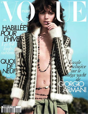 VOGUE Paris Magazine August 2010 FREJA BEHA Malgosia Bela DARIA WERBOWY Isabeli Fontana