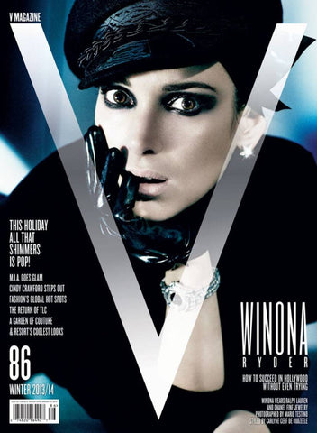 V magazine #86 Winter 2013 WINONA RYDER Mia JARED LETO Cindy Crawford ZLATA MANGAFIC