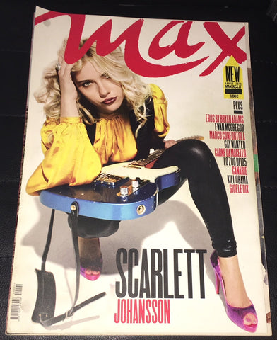 MAX Italy Magazine April 2010 SCARLETT JOHANSSON Ewan Mcgregor LINDSAY LOHAN