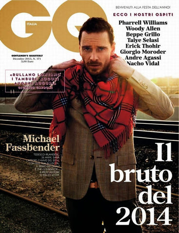 GQ Italia Magazine 2013 MICHAEL FASSBENDER Emily Ratajkowski GIORGIO MORODER