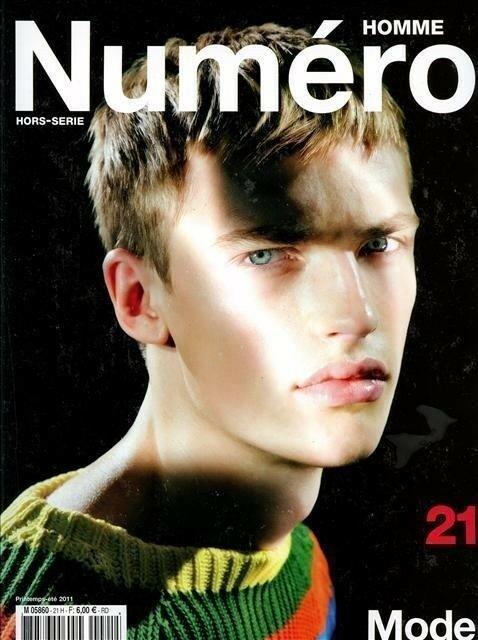 NUMERO HOMME #21 Magazine Spring 2011 VICTOR NYLANDER Baptiste Giabiconi KARL LAGERFELD