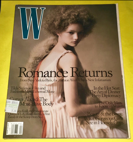 W Magazine April 2004 GEMMA WARD Guinevere Van Seenus ALINE WEBER Tilda Swinton