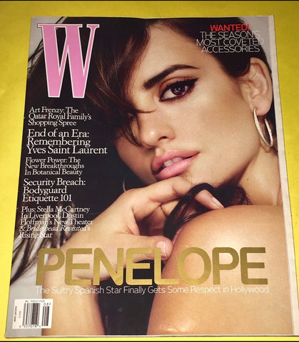 W Magazine August 2008 PENELOPE CRUZ Christy Turlington GISELE BUNDCHEN Guinevere