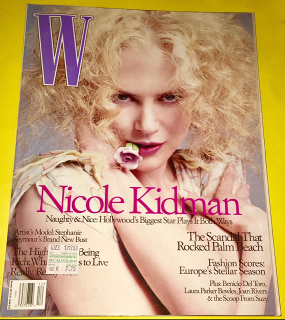 W Magazine December 2003 NICOLE KIDMAN Daria Werbowy HANA SOUKUPOVA Cattelan