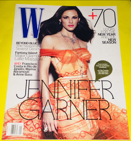 W Magazine January 2010 JENNIFER GARNER Lindsey Wixon CONSTANCE JABLONSKI
