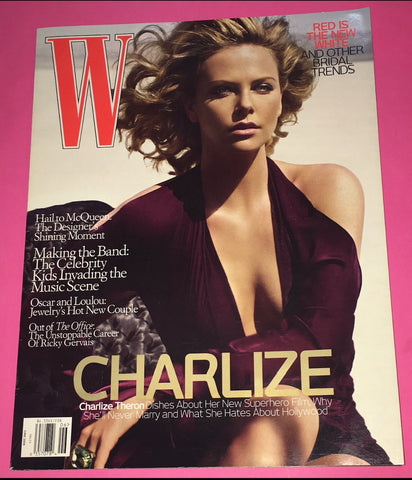 W Magazine June 2008 CHARLIZE THERON Heidi Mount ABBEY LEE KERSHAW Elsa Sylvan