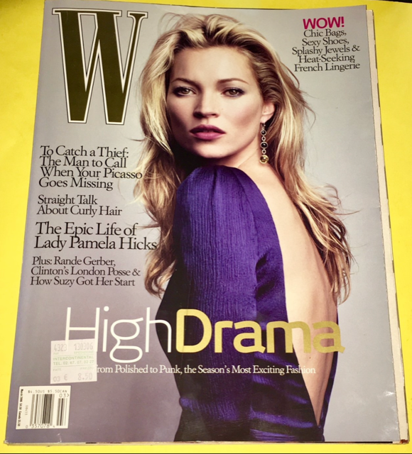 W Magazine March 2006 KATE MOSS Jessica Stam RAQUEL ZIMMERMANN Daria Werbowy