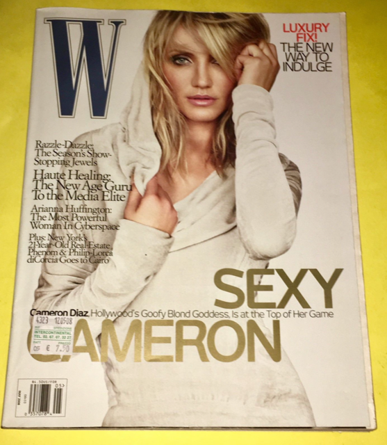 W Magazine May 2008 CAMERON DIAZ by MICHAEL THOMPSON Cairo