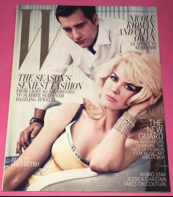 W Magazine May 2012 CLIVE OWEN Nicole Kidman STELLA TENNANT Jessica Chastain