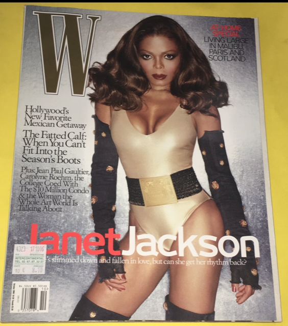 W Magazine October 2006 JANET JACKSON Coco Rocha RAQUEL ZIMMERMANN Du Juan