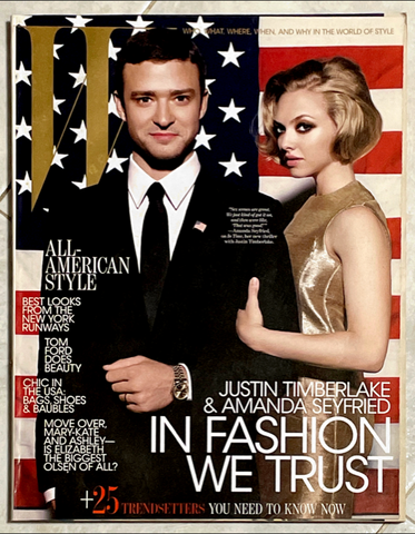 W Magazine October 2011 JUSTIN TIMBERLAKE Amanda Seyfried CARINE ROITFELD