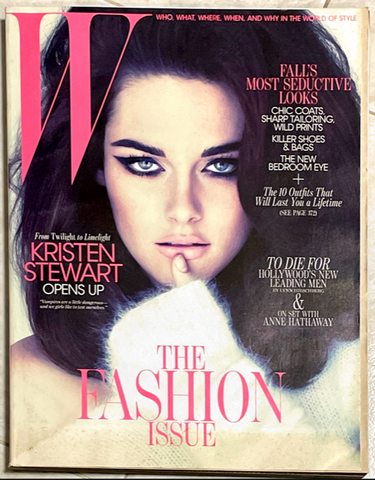 W Magazine September 2011 KRISTEN STEWART Linda Evangelista AMBER VALLETTA Guinevere Van Seenus