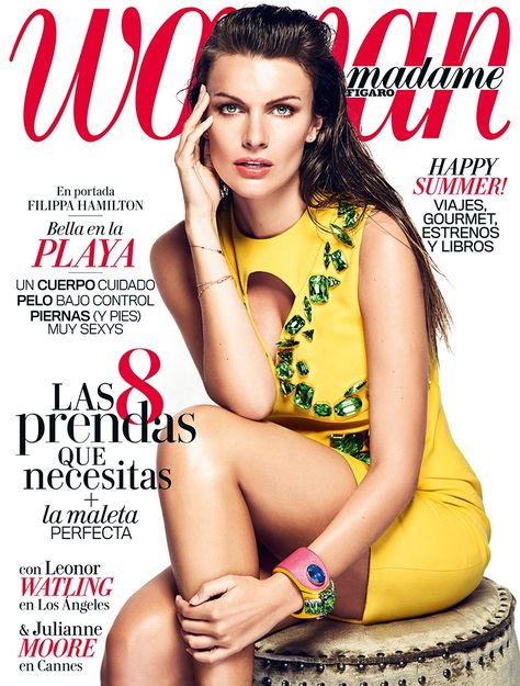 WOMAN Magazine Madame Figaro July 2014 FILIPPA HAMILTON Julianne Moore MARTA ESPANOL