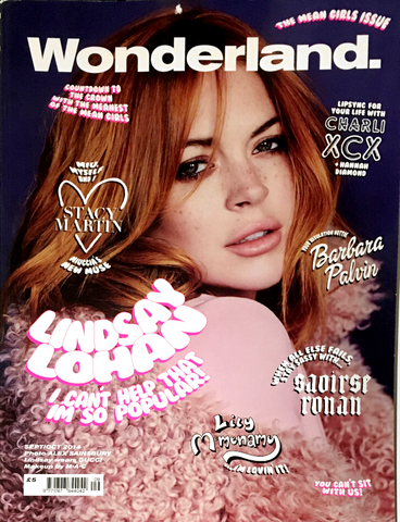 Wonderland Magazine September 2014 LINDSAY LOHAN Barbara Palvin SAOIRSE RONAN