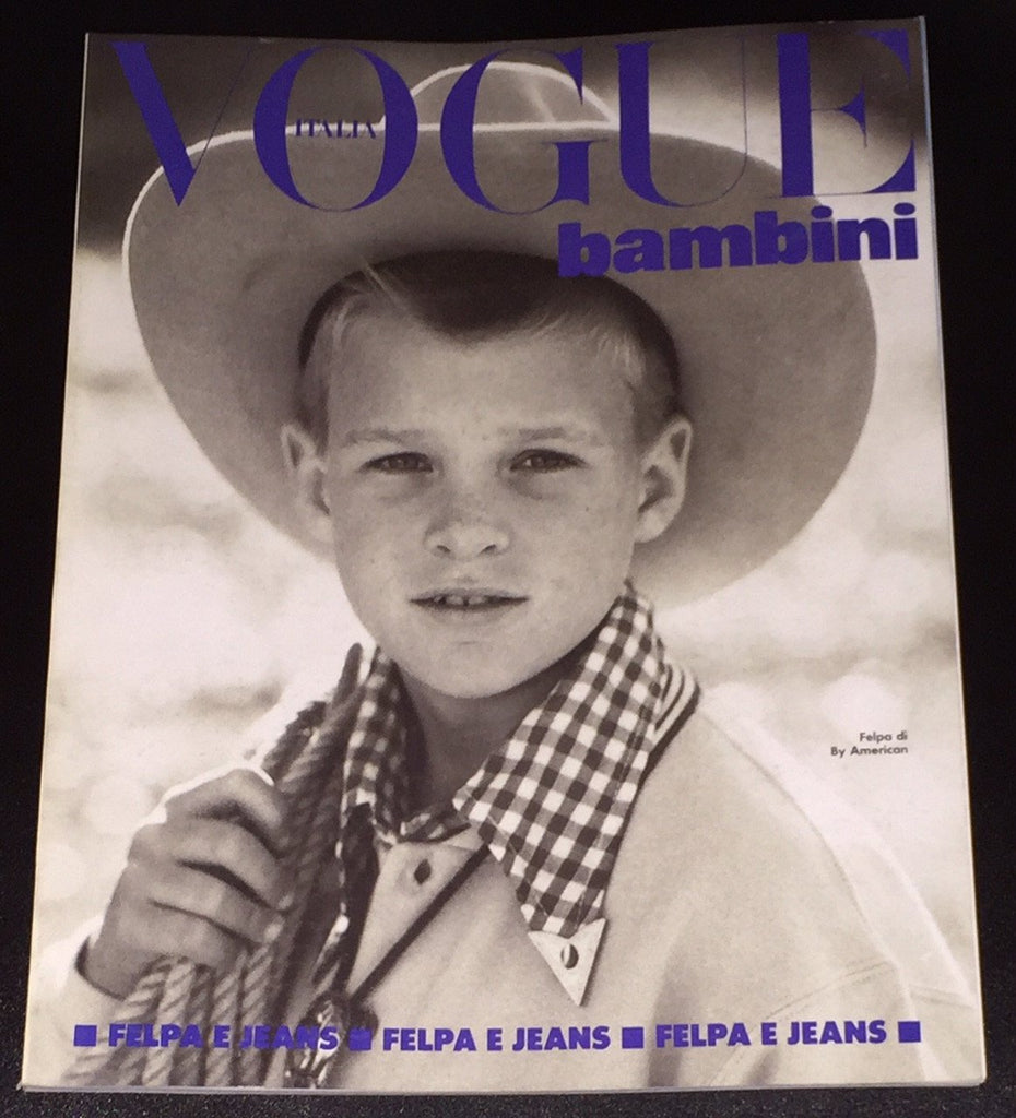 VOGUE BAMBINI Supplement Kids Children Enfant Fashion ITALIA Magazine 1988 MILLA JOVOVICH - magazinecult