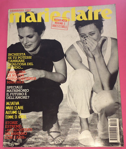 MARIE Claire Italia magazine February 1997 CORDULA REYER Sophie Wilson KIRSTEN OWEN