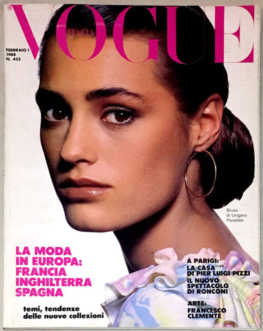 VOGUE Magazine Italia February 1988 YASMIN LE BON Celia Forner CHRISTY TURLINGTON