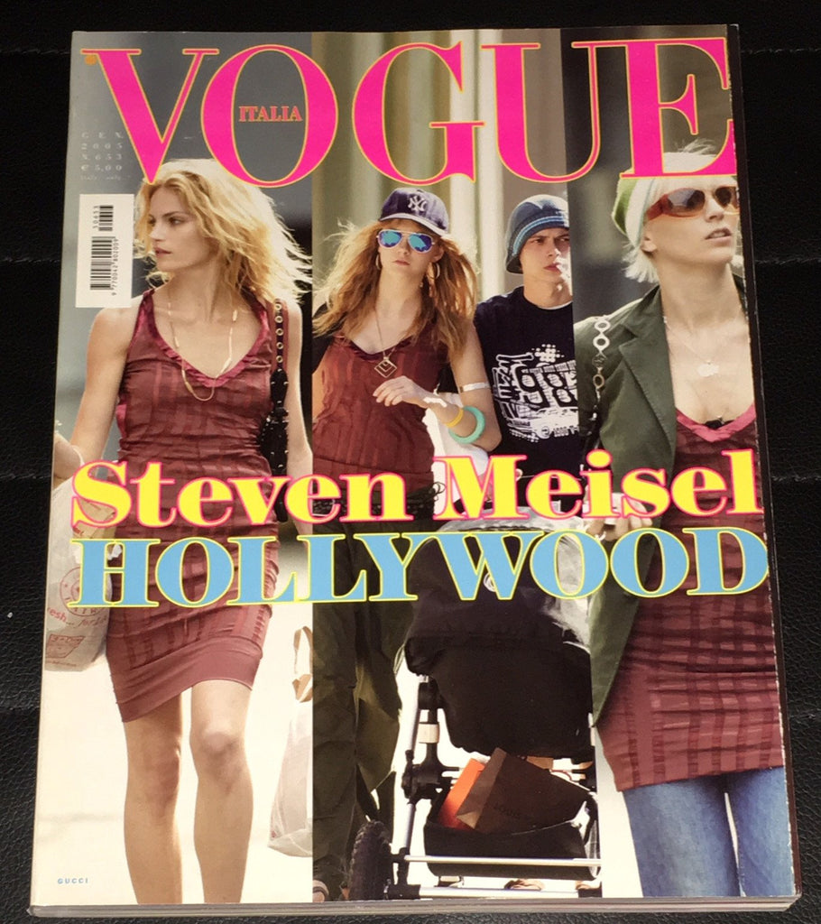 VOGUE Italia Magazine January 2005 Hollywood Style by Steven Meisel BRUCE WEBER