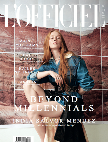 L' OFFICIEL Italia Magazine 2016 INDIA SALVOR MENUEZ Hen Yanni TAE YEON Hailee Steinfeld - magazinecult