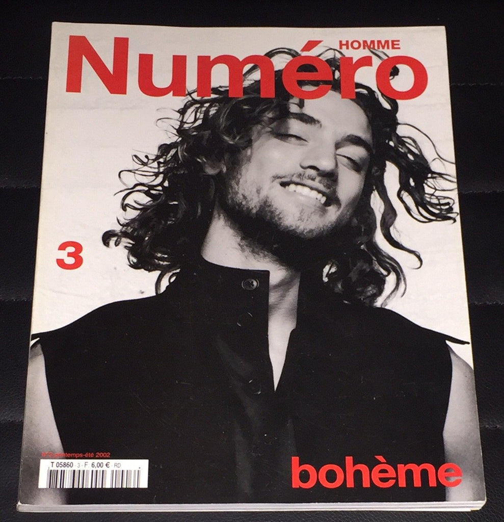 NUMERO HOMME Magazine #3 2002 MATTHEW AVEDON Karl Lagerfeld RIE RASMUSSEN