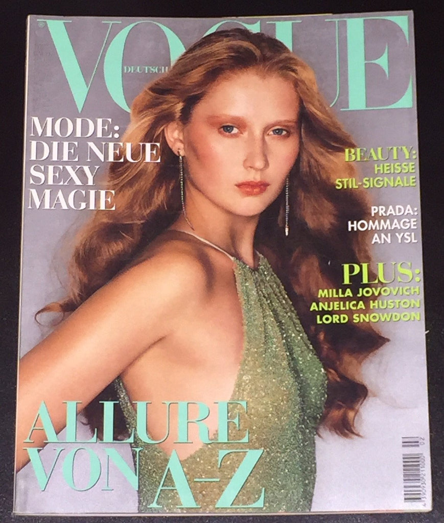 VOGUE Germany Magazine February 2000 AUDREY TCHEKOVA Milla Jovovich VIVIEN SOLARI - magazinecult