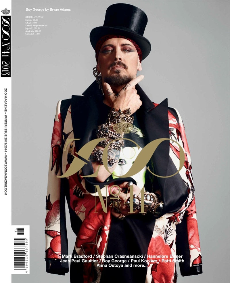 Zoo Magazine #41 BOY GEORGE Jean Paul Gaultier PATTI SMITH Bastiaan Van Gaalen