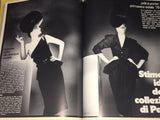 VOGUE Italia Magazine February 1979 SUSAN HESS Helmut Newton KIM ALEXIS Lena Kansbod