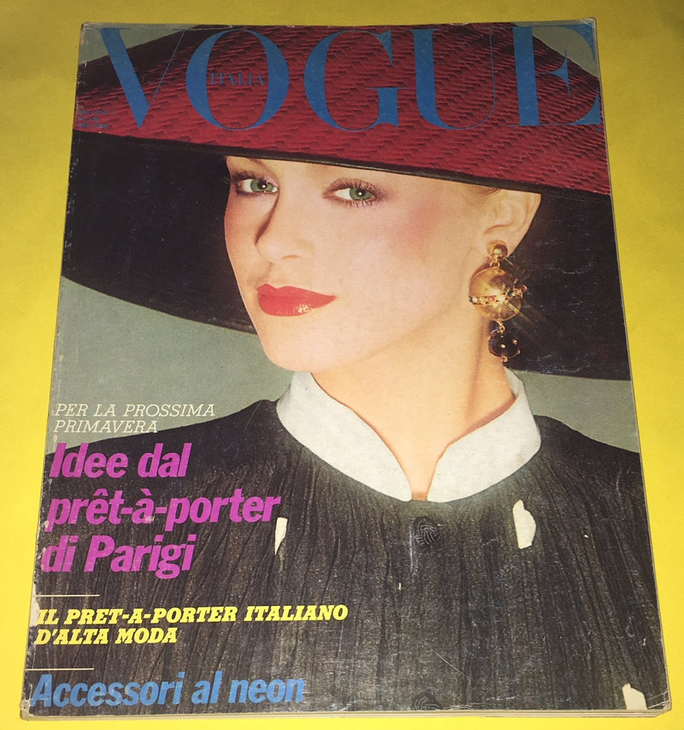 VOGUE Italia Magazine February 1979 SUSAN HESS Helmut Newton KIM ALEXIS Lena Kansbod