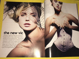 VOGUE Magazine UK October 2001 NAOMI CAMPBELL Kate Moss ANGELA LINDVALL Puff Diddy