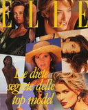 ELLE Italia Magazine NIKI TAYLOR Tatjana Patitz ROSEMARY MCGROTHA Supplement July 1992