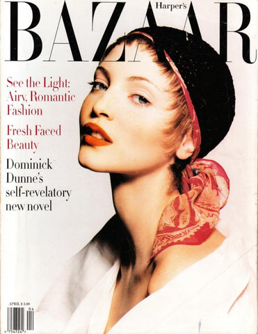 Harper's BAZAAR Magazine US Magazine April 1993 NADJA AUERMANN Kristen McMenamy NAOMI CAMPBELL
