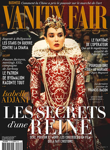 VANITY FAIR Magazine France November 2014 ISABELLE ADJANI Lara Stone DARIA WERBOWY Boscono