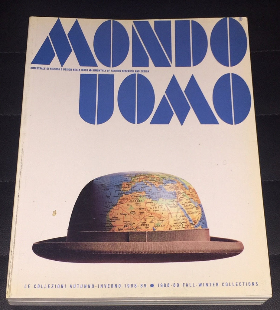 MONDO UOMO Fashion Magazine July 1988 With English text RUPERT EVERETT Paolo Roversi