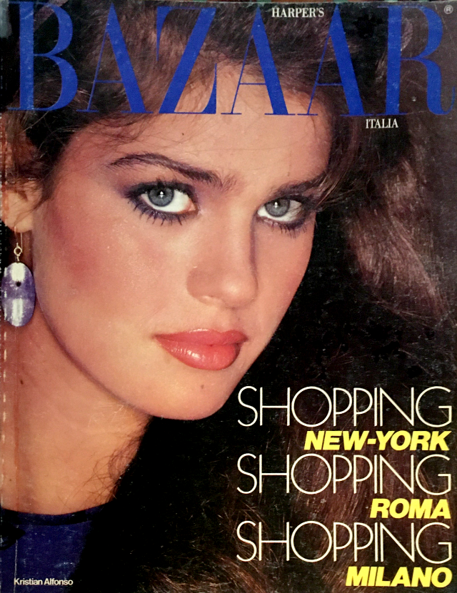 HARPER'S BAZAAR Italia Magazine December 1979 KRISTIAN ALFONSO