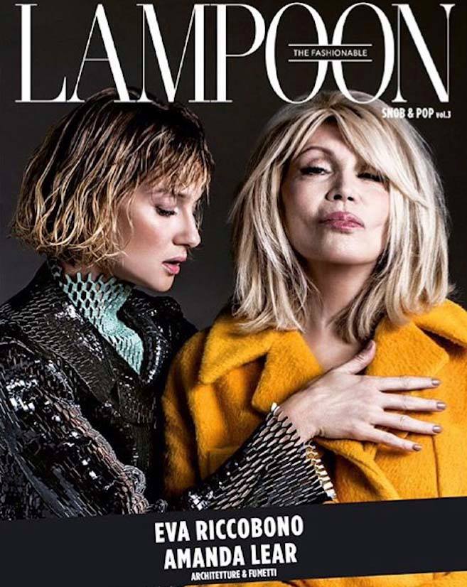 LAMPOON #3 Magazine 2015 AMANDA LEAR Eva Riccobono ANNA CLEVELAND Michael Avedon