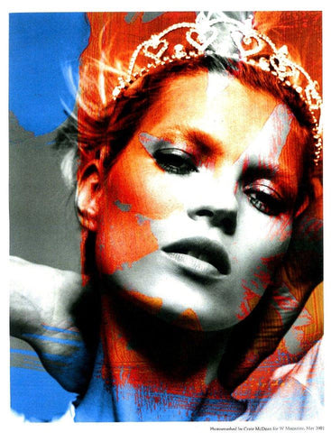 W Magazine May 2001 AMBER VALLETTA Kate Moss TASHA TILBERG Paolo Rover
