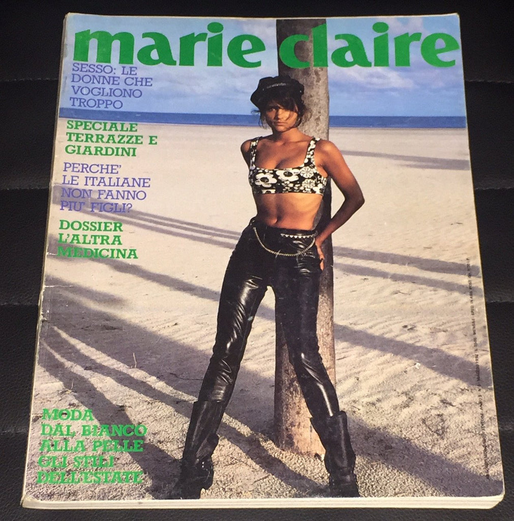 MARIE Claire Italia magazine 1992 HELENA CHRISTENSEN Susan Holmes YASMIN LE BON Amber Valletta