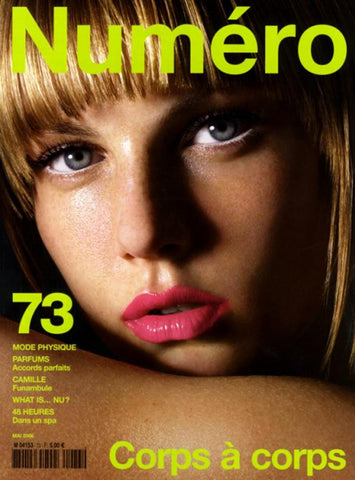 NUMERO Magazine #73 ANGELA LINDVALL Sasha Pivovarova JESSICA STAM Leah De Wavrin