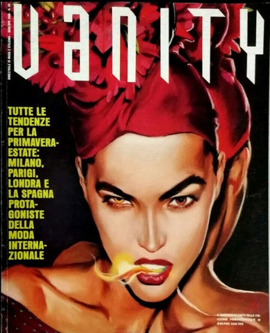 VANITY Magazine March 1988 STEFANO CANULLI Marpessa LORENZO MATTOTTI Anna Piaggi