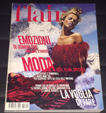FLAIR Italia Magazine October 2003 EVA HERZIGOVA Bridget Hall TIIU KUIK Adina Fohlin