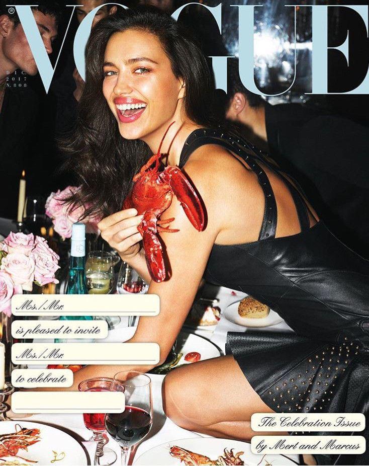 VOGUE Italia Magazine December 2017 IRINA SHAYK Sara Sampaio