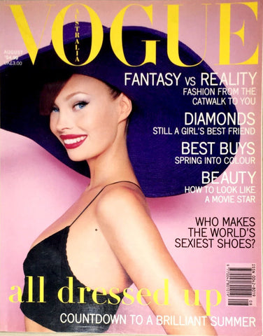 VOGUE Australia Magazine August 1995 NICOLE MADDOX by Stephen Callaghan