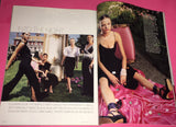ELLE US Magazine December 2001 BRIDGET HALL Aurelie Claudel GILLES BENSIMON