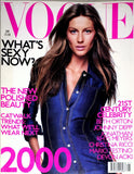VOGUE Magazine UK January 2000 GISELE BUNDCHEN Shalom Harlow FRANKIE RAYDER
