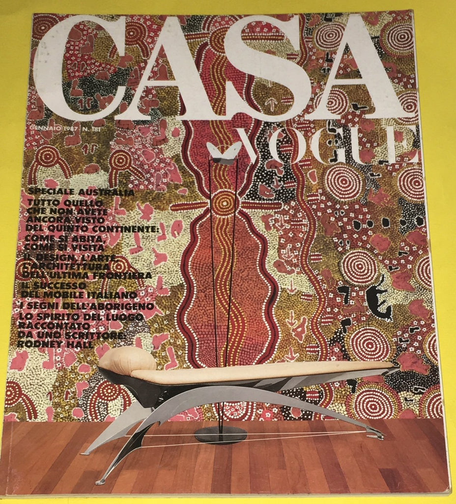 CASA VOGUE Magazine Italy January 1987 Issue #181 Vintage