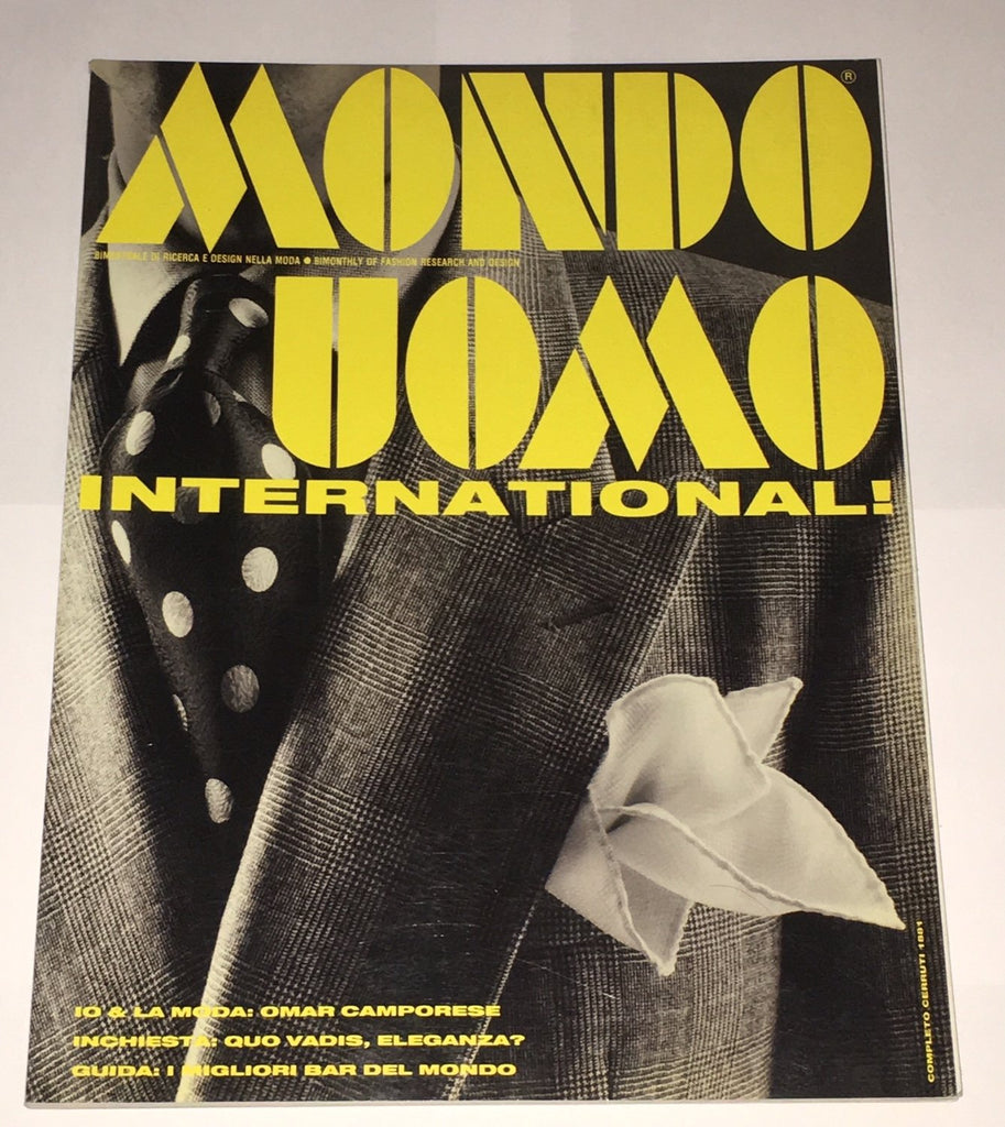 MONDO UOMO Magazine May 1992 Italian Fashion LIKE VOGUE