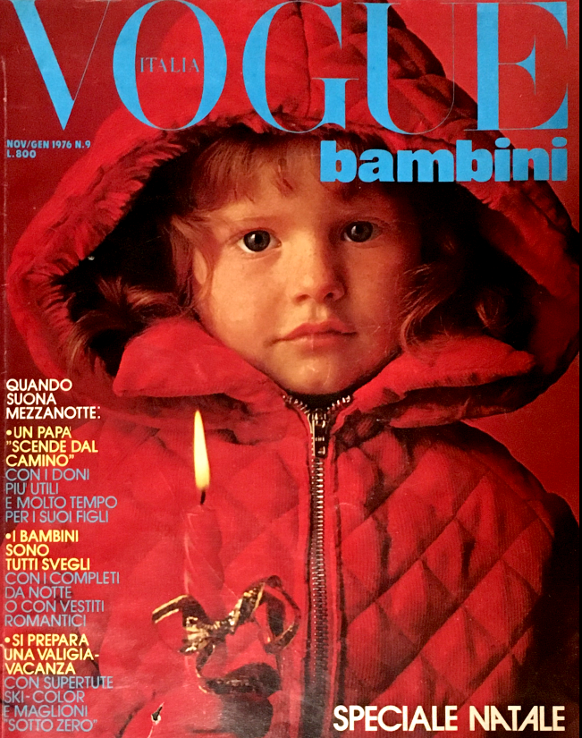 VOGUE Italia BAMBINI Kids Children Enfant Fashion RARE Magazine Winter 1976 #9