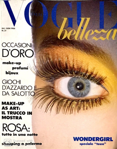VOGUE Magazine Italia BELLEZZA January 1988 WONDERGIRL Teen Special CARLA BRUNI
